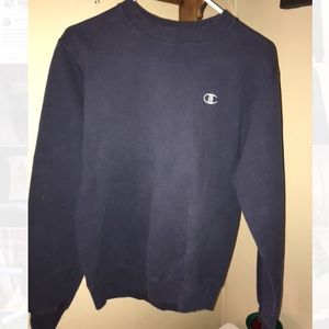 Navy champion crew neck